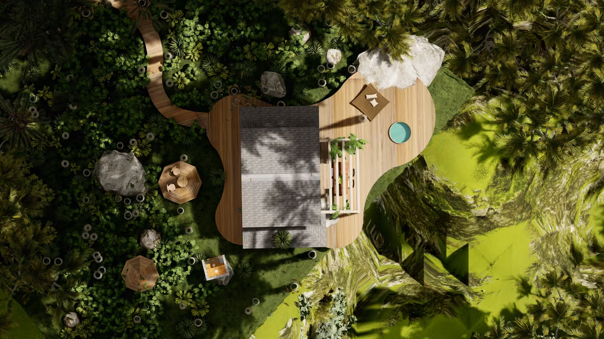 Cabana Serrinha Vista do alto