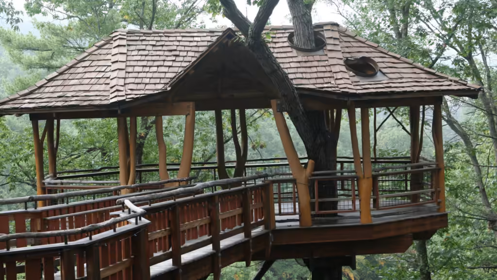 Quem nunca quis uma casa na arvore