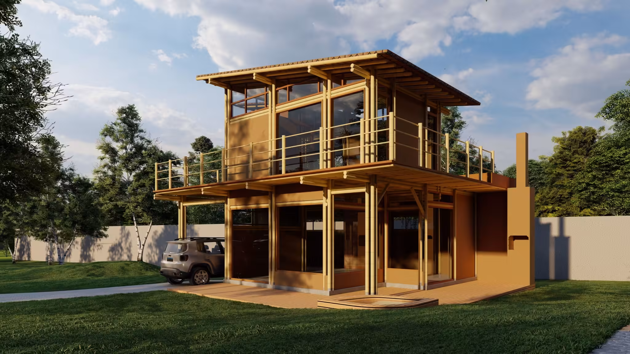 Bioconstrução RJ Refugio renascer projeto sustentavel em bioconstrução com estilo contemporaneo e foco no bem estar