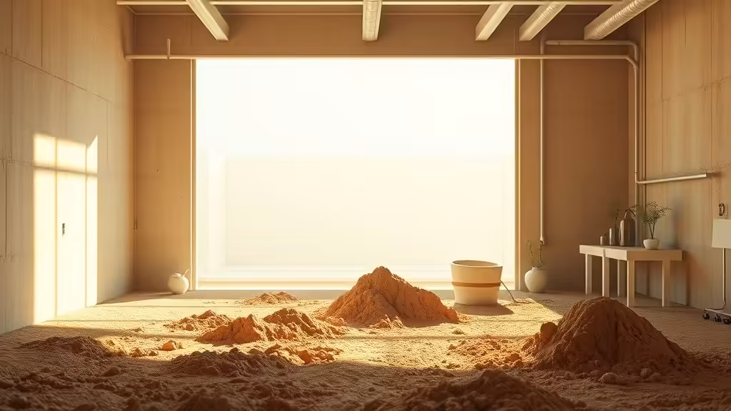 soil analysis laboratory test for rammed earth construction, granulometry, techn